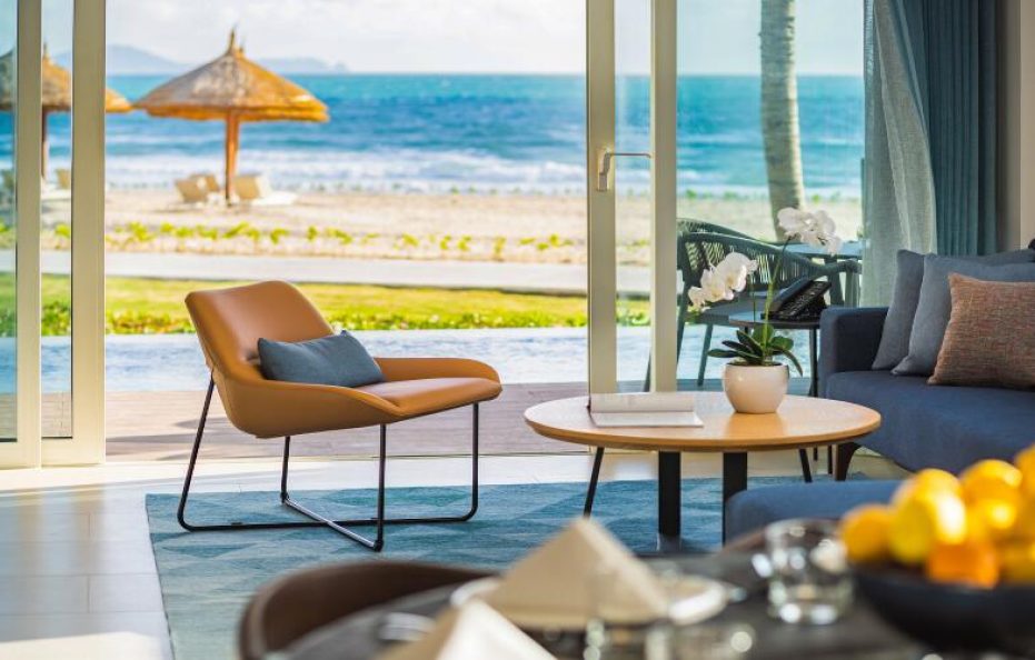 Biệt thự 03 phòng ngủ trước biển có hồ bơi riêng – Tầng trệt (Ocean Front Pool Pavilion 03 Bedrooms Ground Floor)