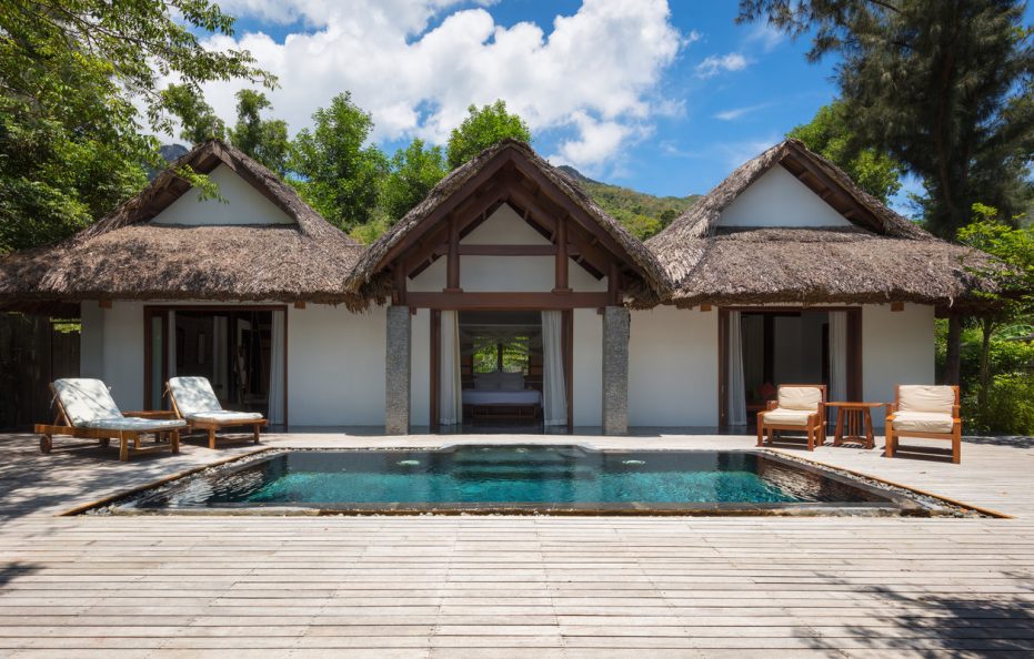 Biệt thự hướng biển 02 phòng ngủ hồ bơi riêng – “TWIN DELIGHT” | Trà Chiều + Miễn phí đưa đón sân bay